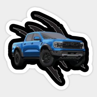 Raptor Ranger SVT V8 USA blue lighting Sticker